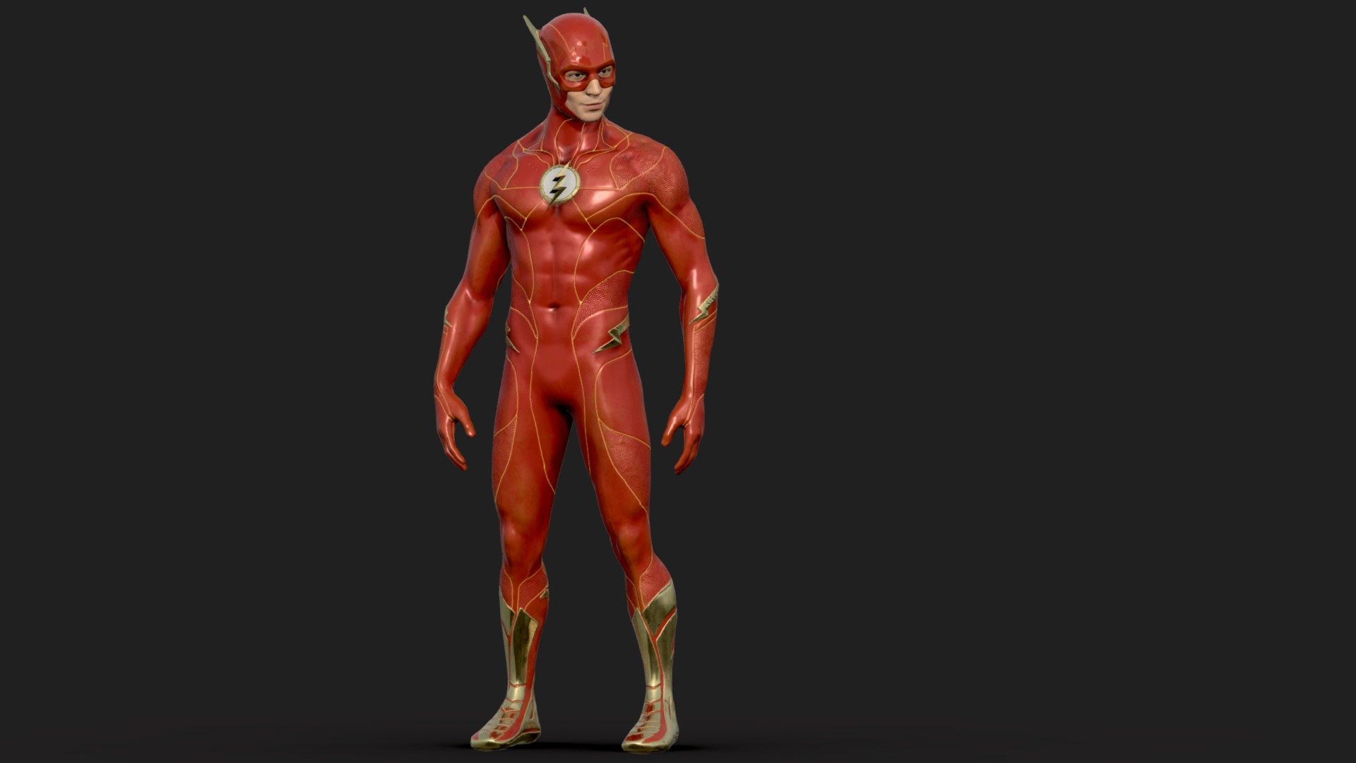 The Flash Rigged Buy Royalty Free 3d Model By 5 Dollar Store Gatdesigner D8cb096
