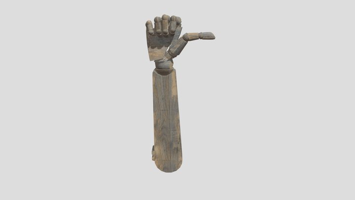 Wooden hand poses – Modèle 3D gratuit STL