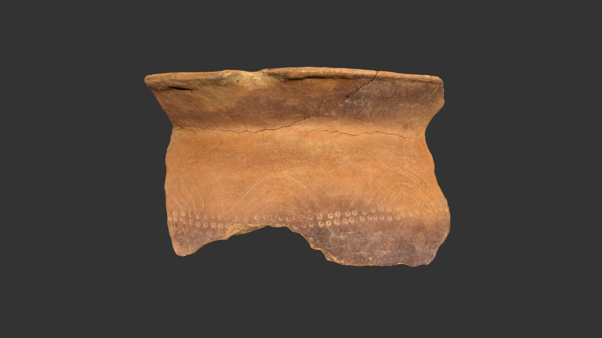 Hillsboro Plain Jar Rim (2352p1026)