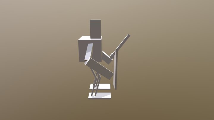 Fast Model Friday | Battle Robot 3D Model