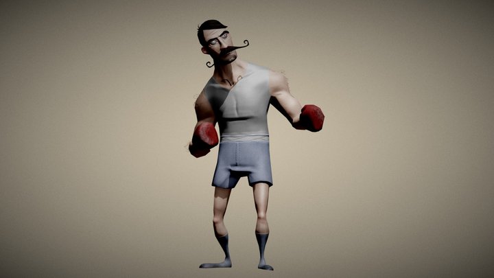 Boxer 3D Model
