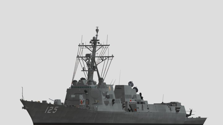 Uss_jack_h._lucas_ddg-125 3D Model