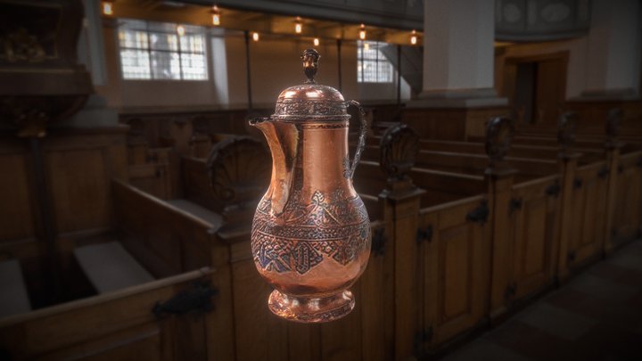 Traditional Middle Eastern Coffee Pot – Free 3D Model STL