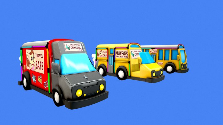 Bus - Crystal Chasers Infinite 3D Model