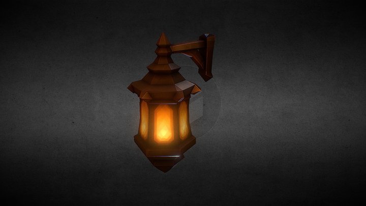 low_poly_latern 3D Model