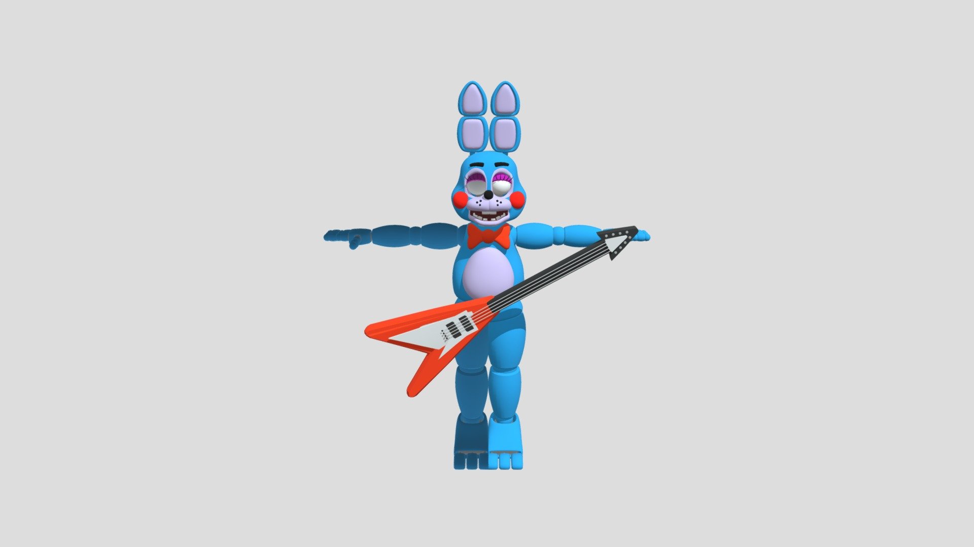 Toy Bonnie The Bunny2_6.fbx - Download Free 3D Model By JhefryInsano ...