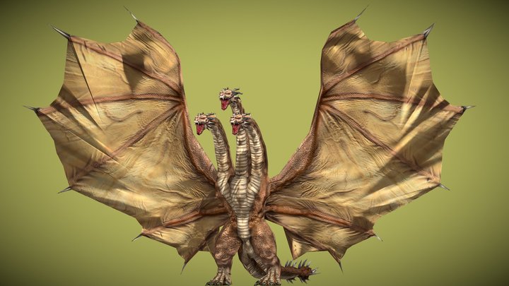 Godzilla: Save the Earth Melee Ghidorah 2019 – Modello 3D gratuito STL