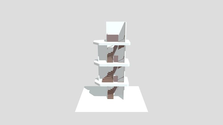 Trappen Woning 2 3D Model