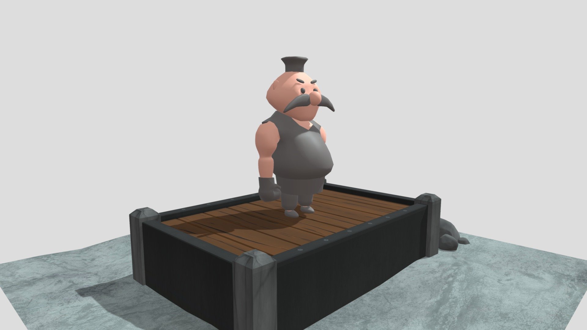 Boxing Chef - 3D model by john.pro [d8d03b1] - Sketchfab