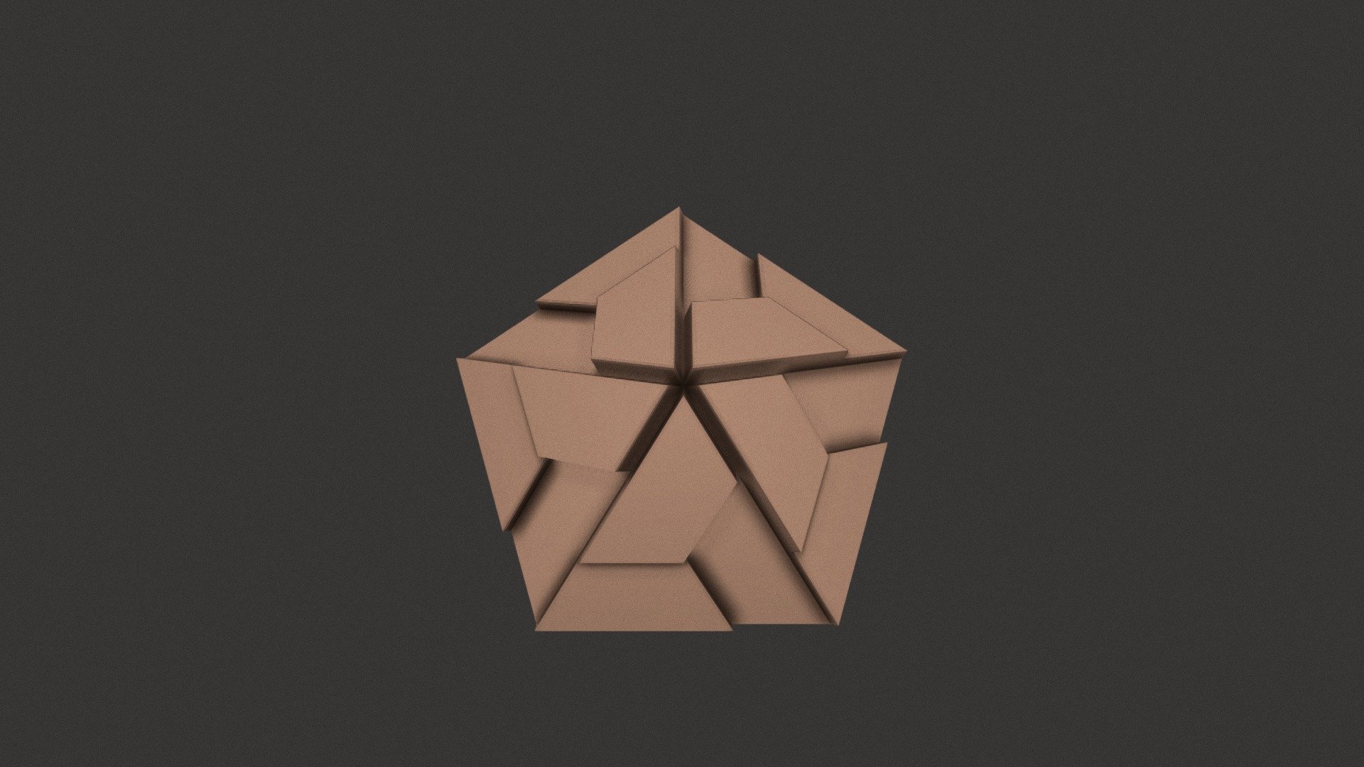 Virus Capsomer Model [wedge-shaped structure 2]