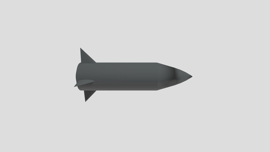 Low Poly Missile