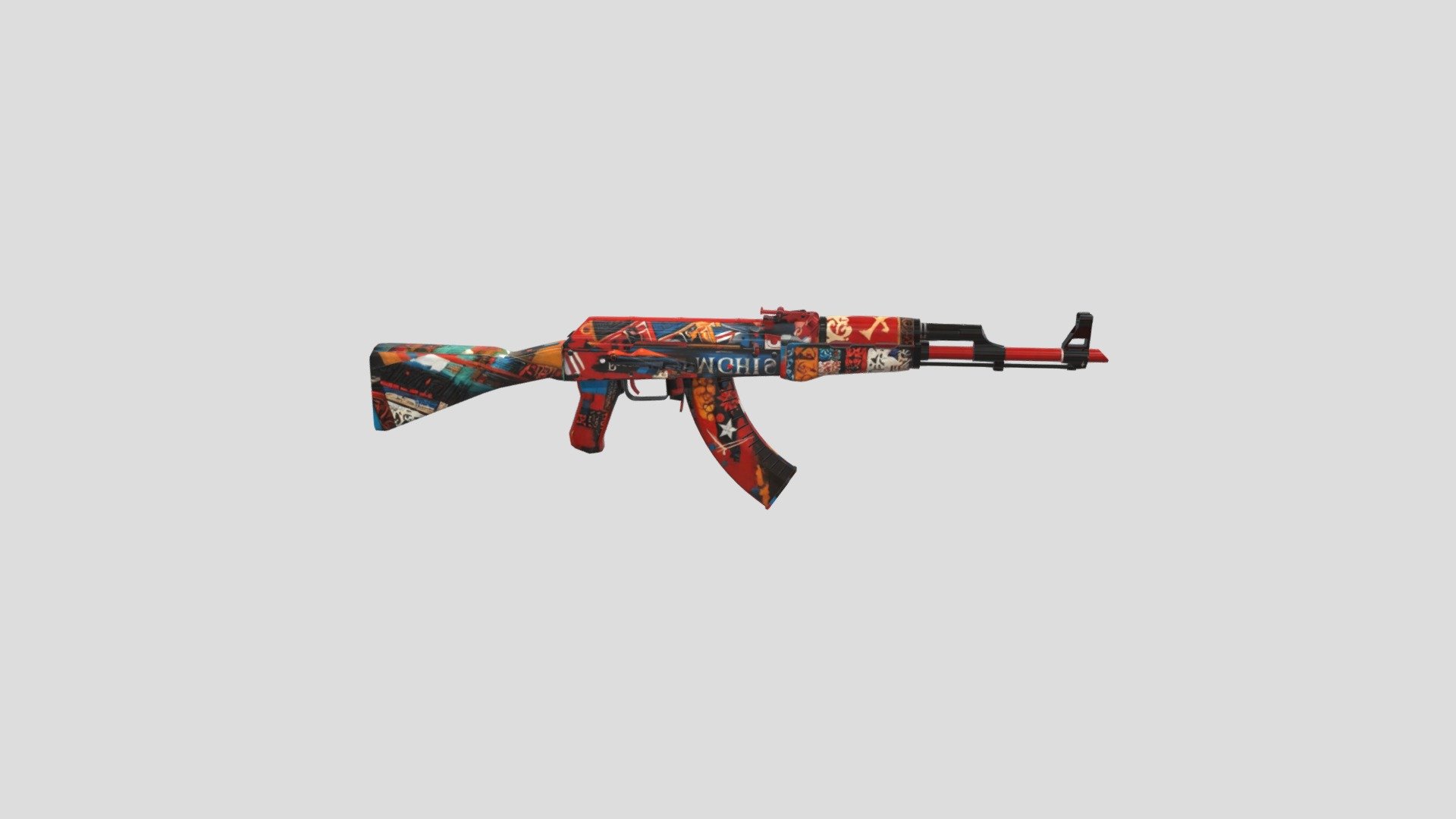 ak47-CsGo_Serbut - 3D model by NAKS (@NAKS61424) [d8d2c0c] - Sketchfab