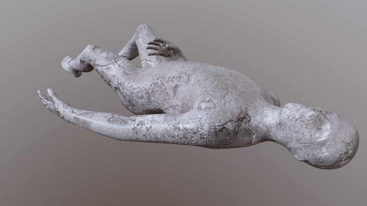 Pompeii Ash Body 3D Model