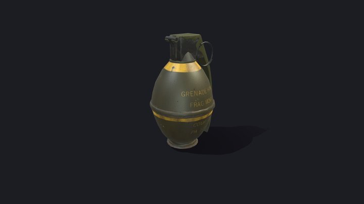 Grenate M26 3D Model