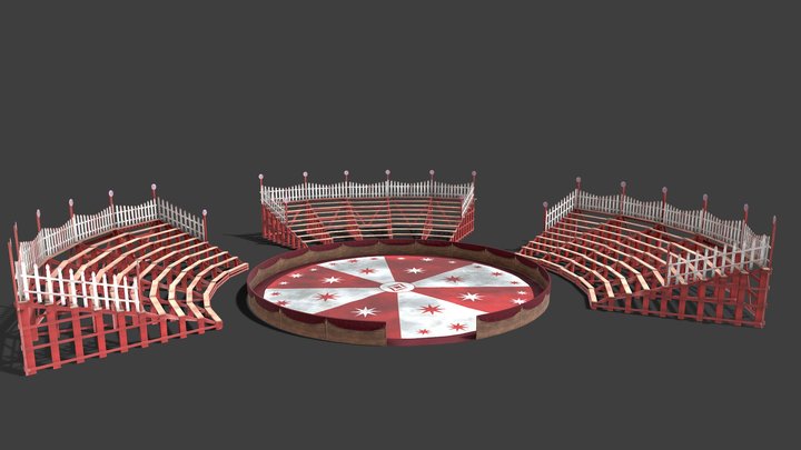 Circus Stage Outdoor 3D Model
