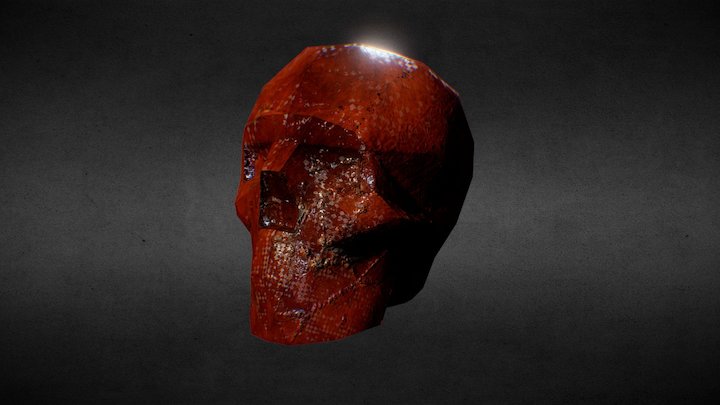Metal Skull 3D Model