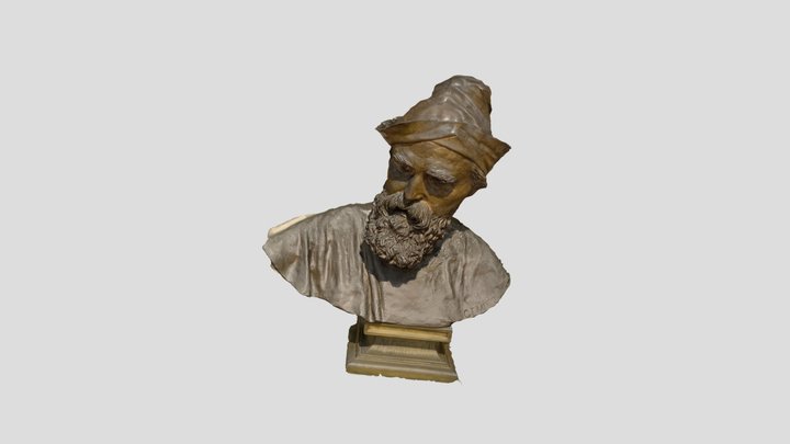 Barbone filosofo 3D Model