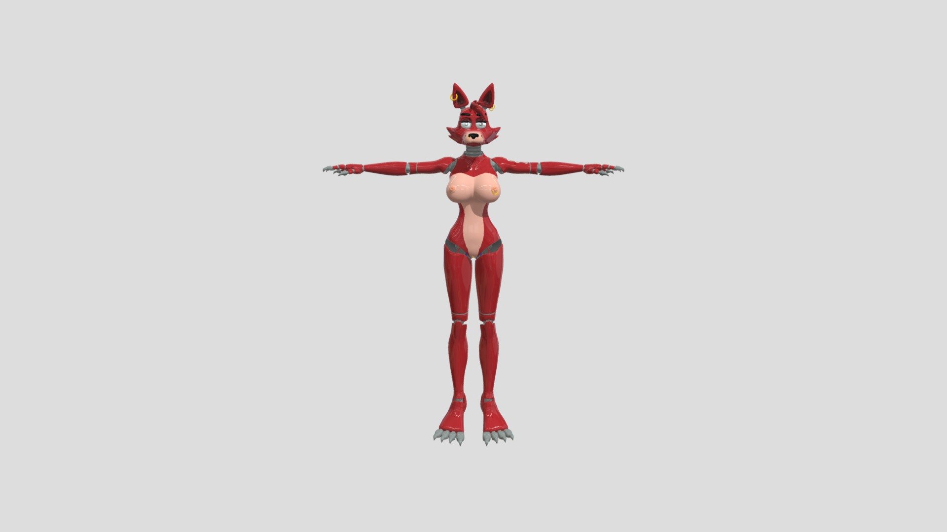 Foxy - Download Free 3D model by lillymathew007 [d8d8c5d] - Sketchfab