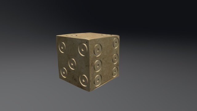 dice of bone 3D Model