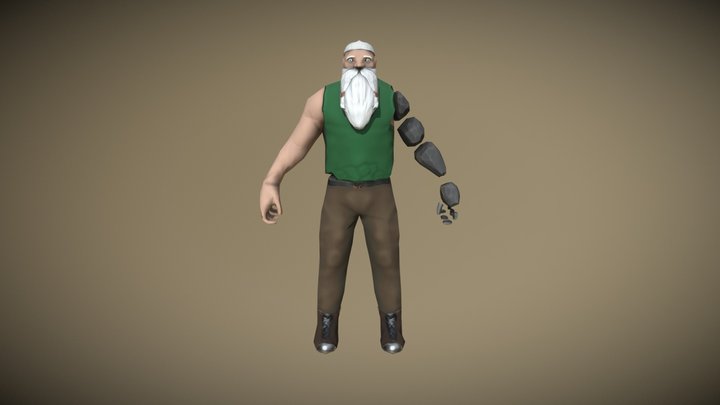 Dwarf T 3D Model
