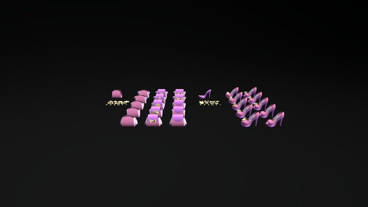 Girls Toy Design 3D Model