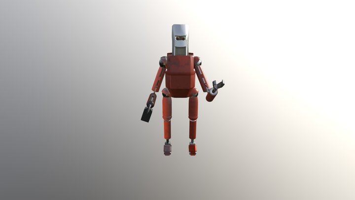 Crappy Killer Robot 3D Model