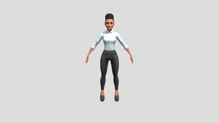 maestra Lupita 3D Model