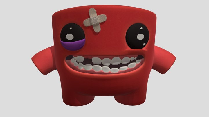Super Meat Boy - Fortnite Sidekick – Gratis 3D-model STL