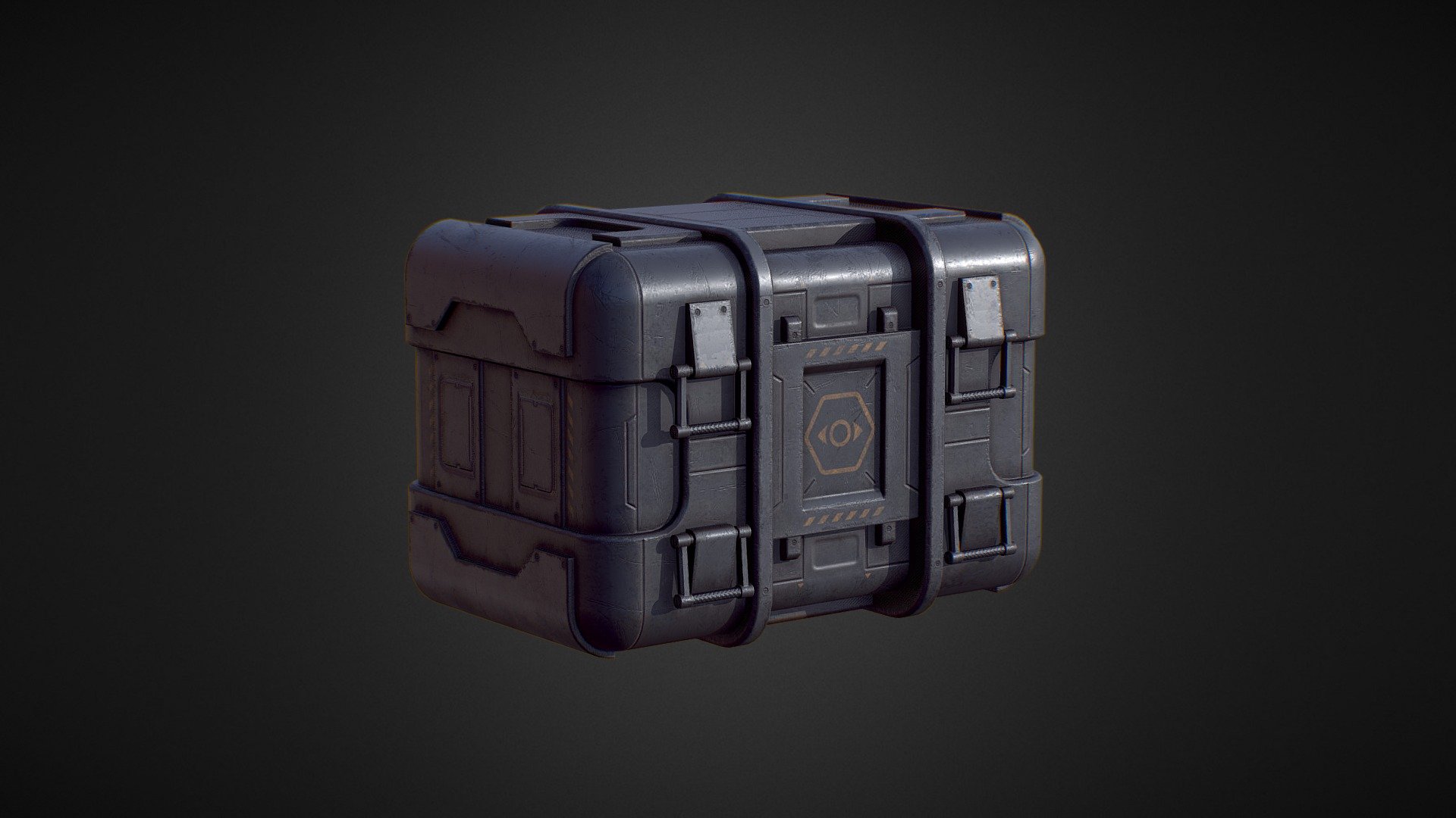 Sci-Fi Crate - 3D model by emiliogalbraith [d8dbf77] - Sketchfab