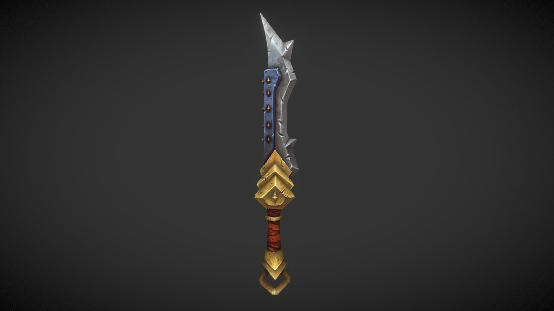 Low-poly Handpainted Sword - 3D model by funosaurus [d8dcd19] - Sketchfab