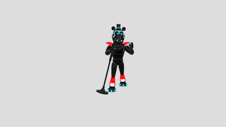Glamrock freddy black light 3D Model