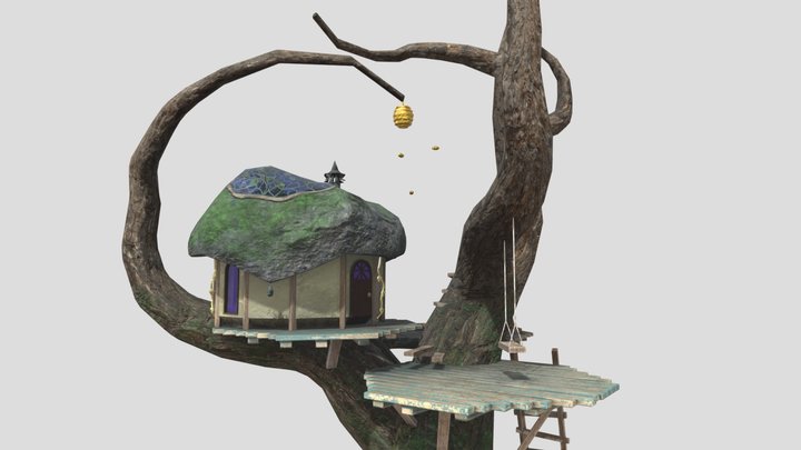 The Tree House 3D Model