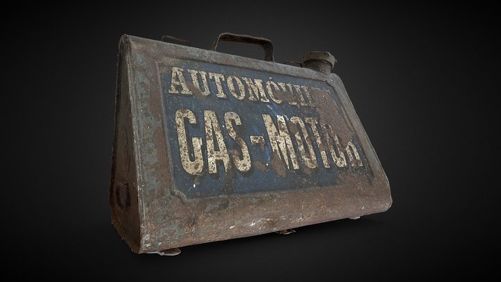 Lata de gasolina GAS-MOTION 3D Model