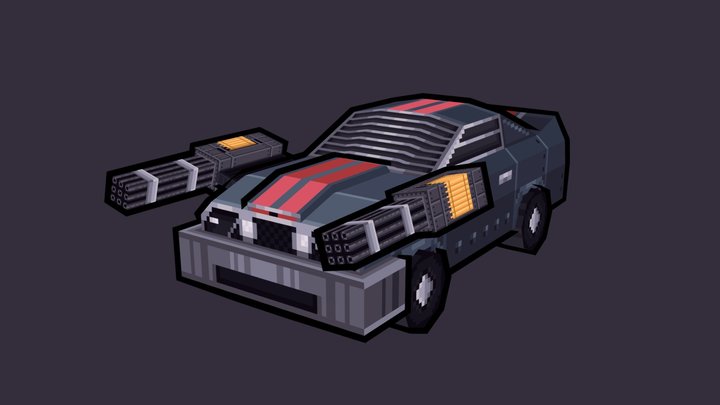 Gladiator -Toonnel Raiders- 3D Model