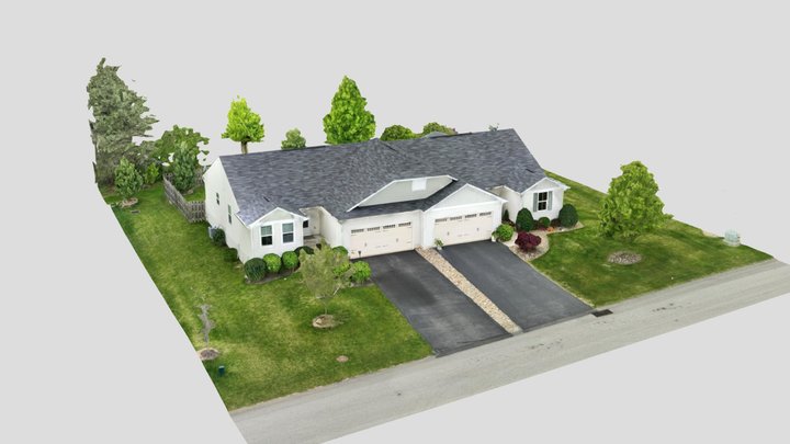 Duplex Home 3D Model