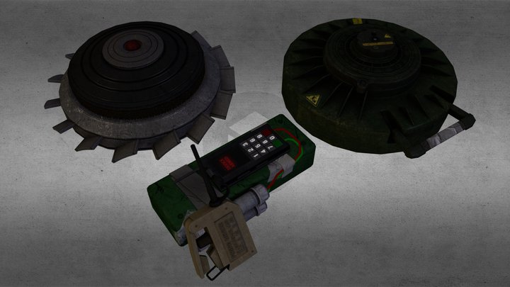 Explosives 3D Model