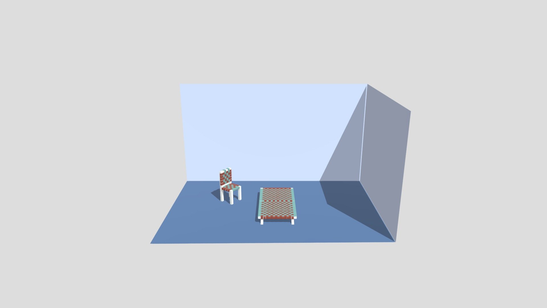 Children garden furniture — Sketchfab embed 3D viewer