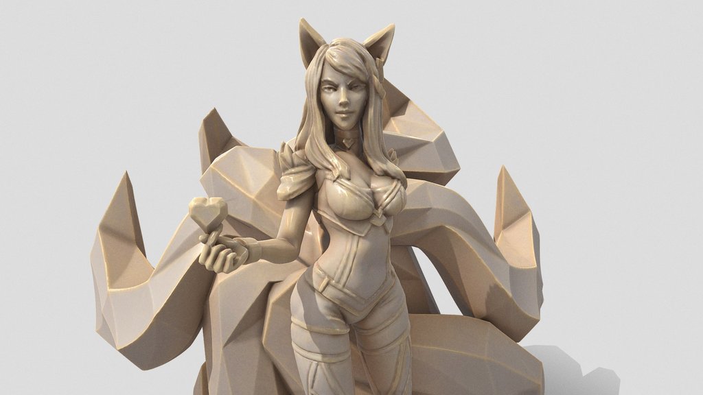 Ahri KDA - LoL - 3d Printable Model