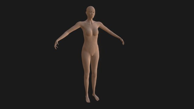 female base sculpt 3D Model