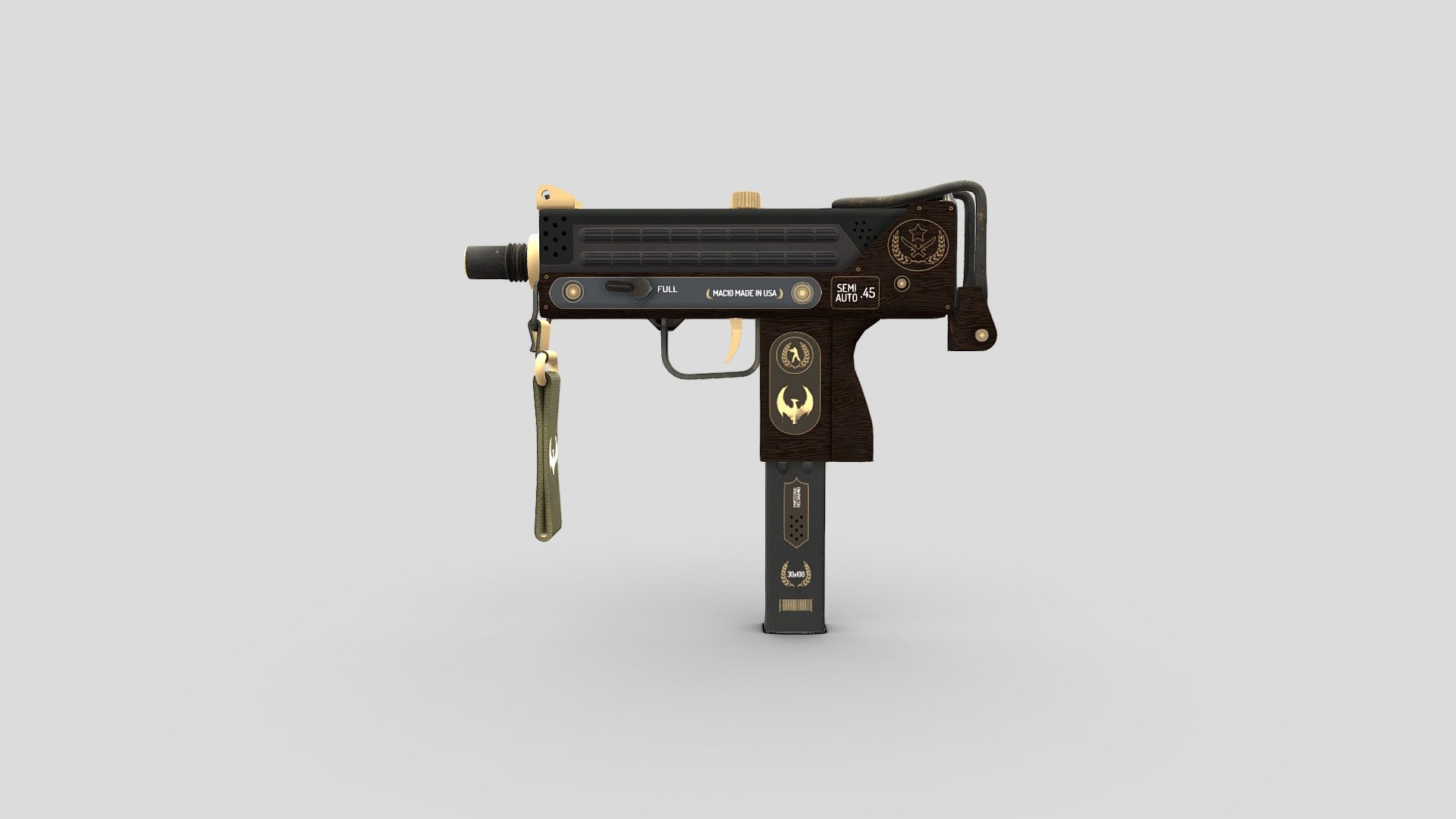 MAC10 Class A 3D model by nextgenz [d8e1584] Sketchfab