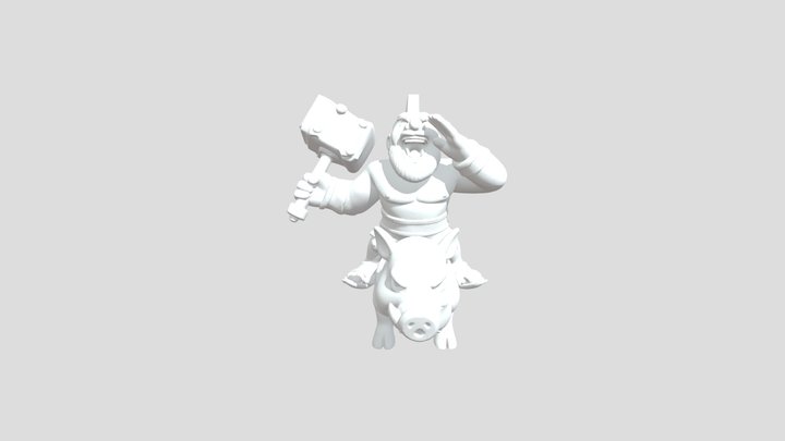Hog Rider Adventure 3D Model