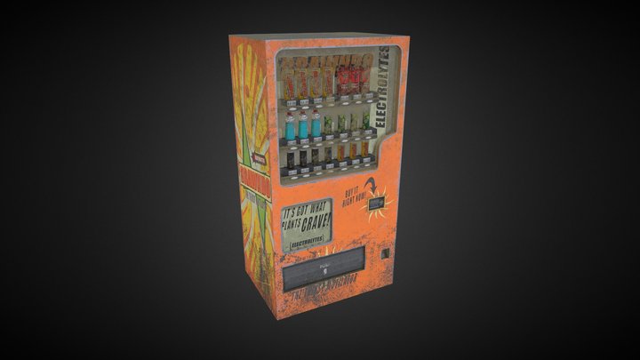 Brawndo Vending Machine 3D Model