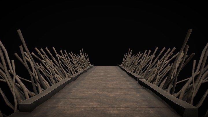 Wooden bridge Village Wood – Modelo 3D gratuito STL