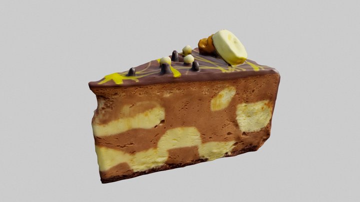 Chocolate cheesecake – Modelo 3D gratuito STL