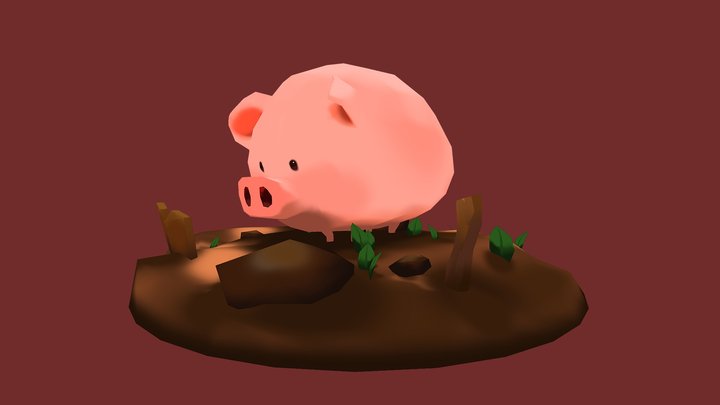 Pig 3D Model