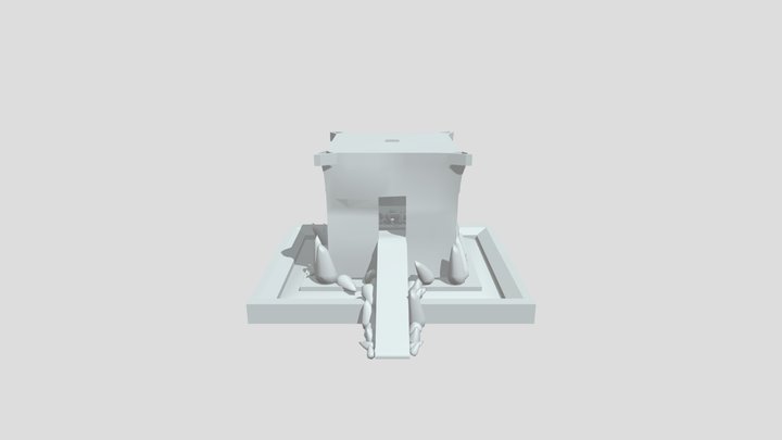 Water Ruine New Whole 3D Model