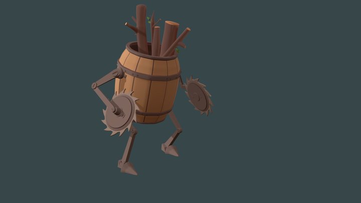 Lumberjack 3D Model