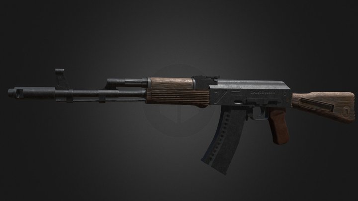 AK-47 3D Model
