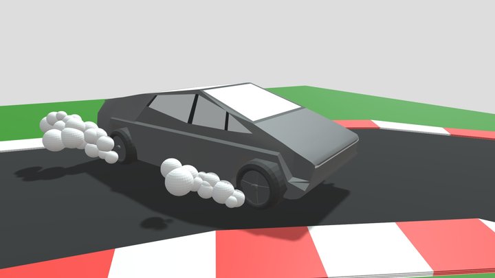 Teslas Cybertruck (Low-Poly) 3D Model