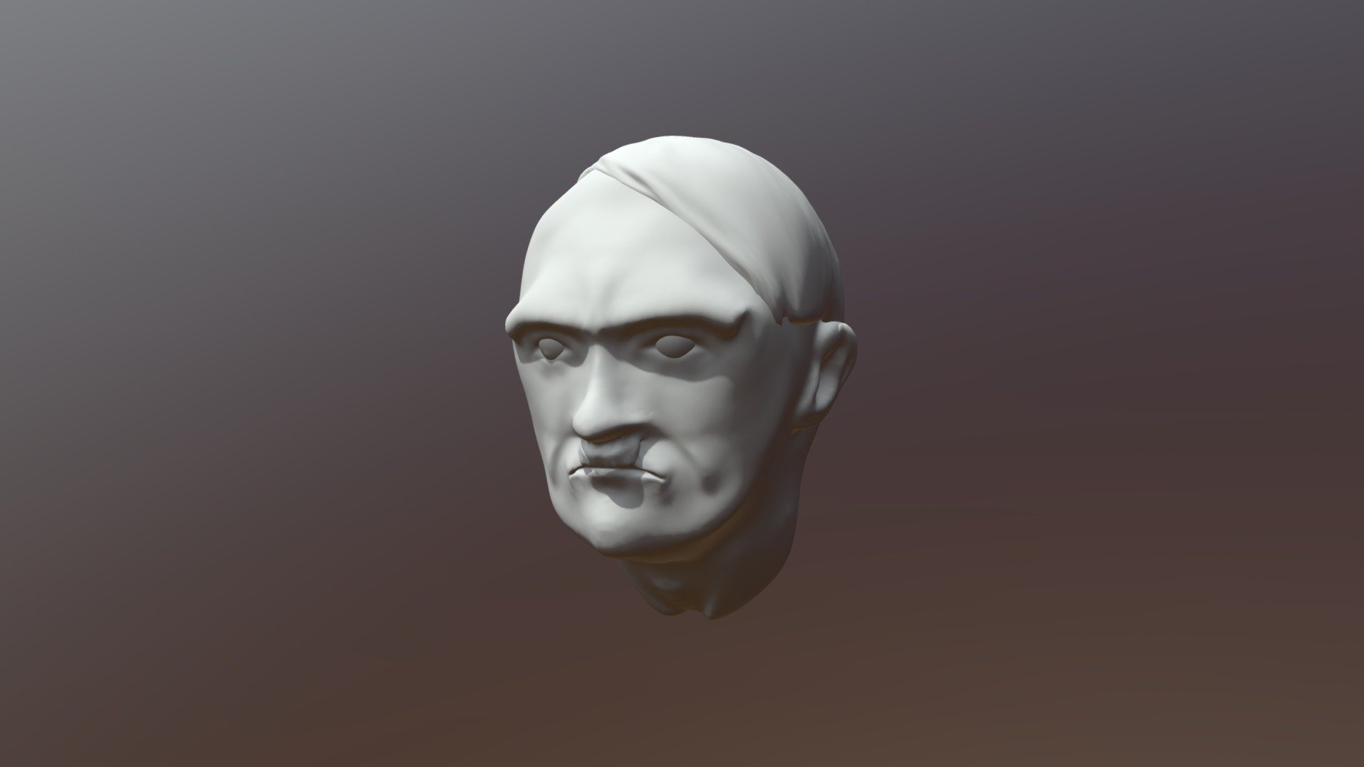 Hitler Head - 3D model by birthdaycomic [d8e8027] - Sketchfab